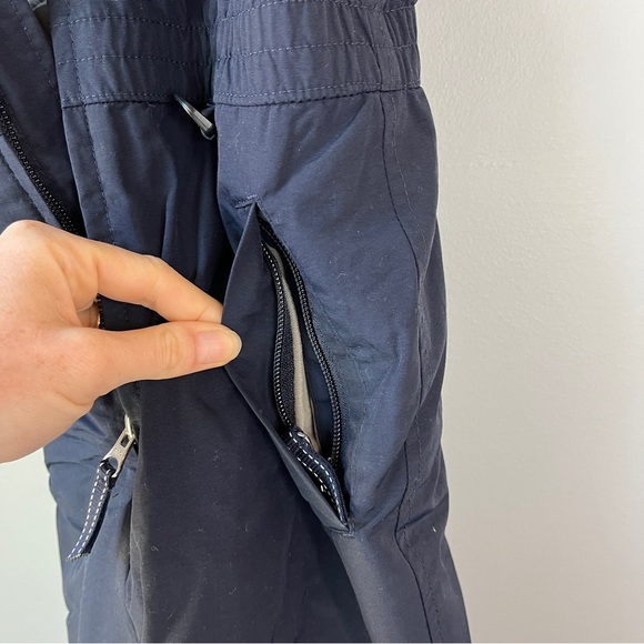 Land’s End Navy Snowsuit Kids Snow Bib - Picture 6 of 9